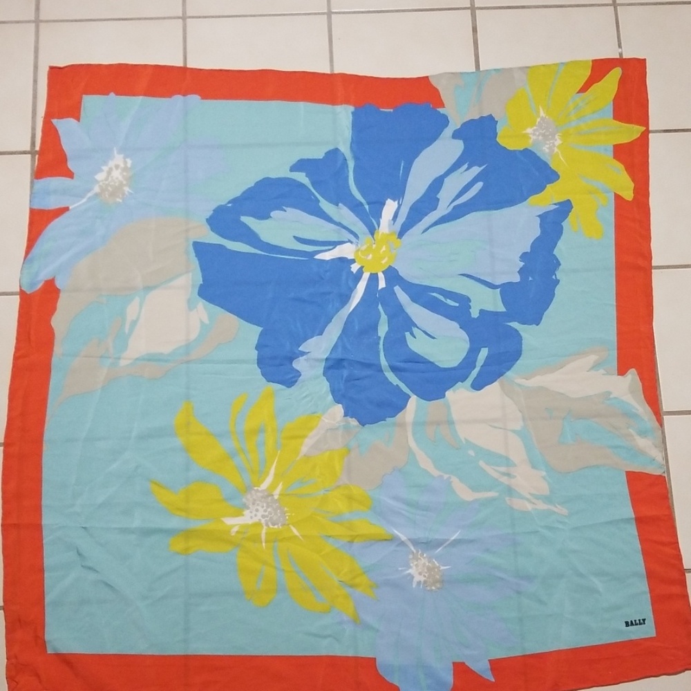 Bally  pure silk scarf